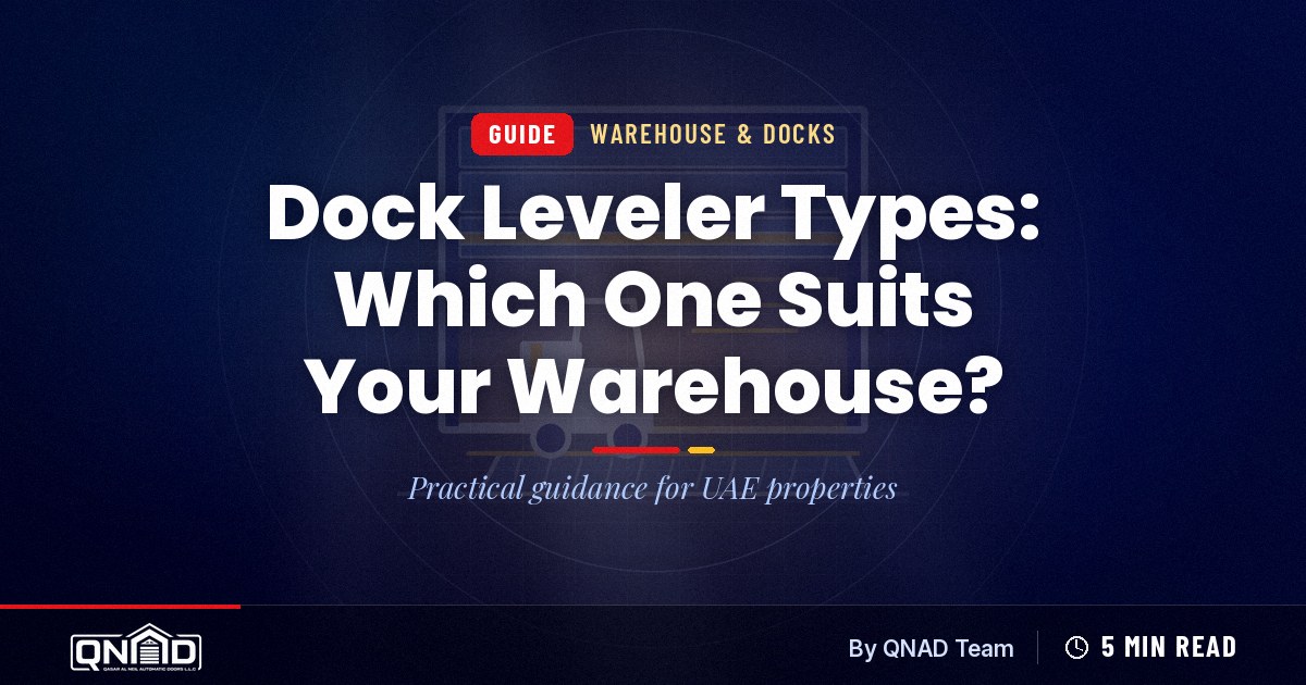 Cover for the guide: Dock Leveler Types: Which One Suits Your Warehouse?