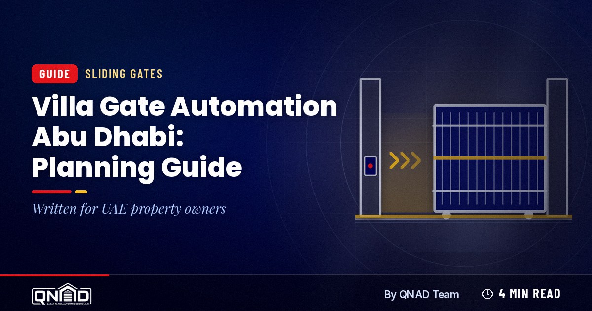 Cover for the guide: Villa Gate Automation Abu Dhabi: Planning Guide