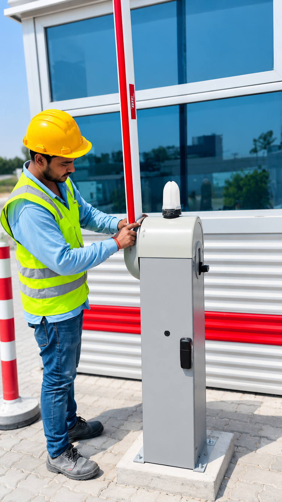 Gate Barrier Maintenance in Sajja, Sharjah by Qasar Al Neil Automatic Doors