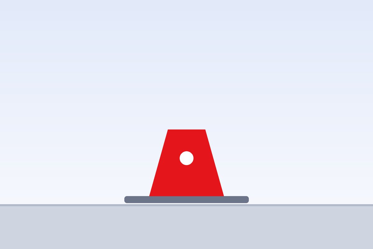 Raised parking lock arm blocking a reserved parking bay